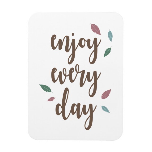 Imán Texto de caligrafía de plumas de comillas de motiv (Vertical)