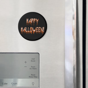 Imán Texto de sufrimiento de Halloween