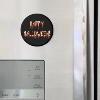 Imán Texto de sufrimiento de Halloween
