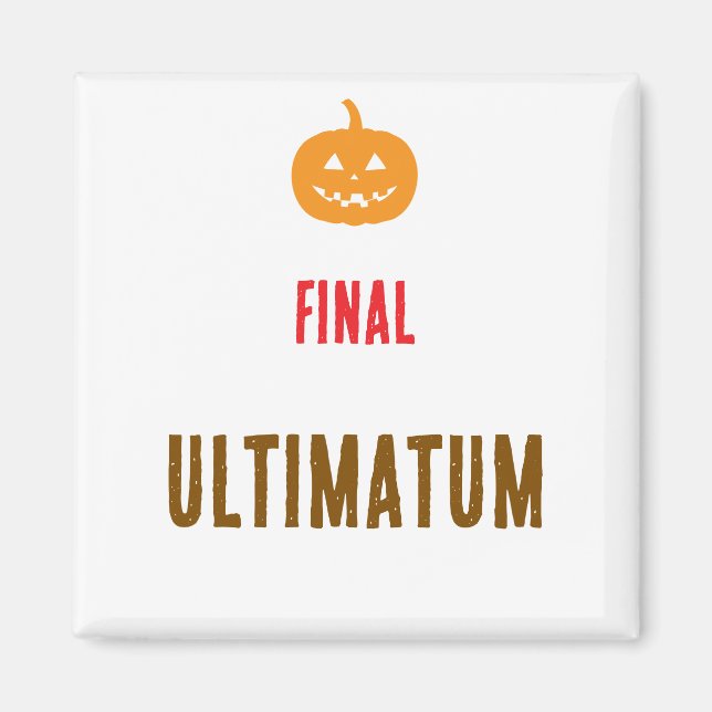 Imán Texto del ultimátum final  (Frente)