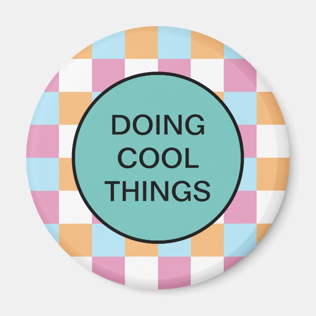 Imán Texto gracioso personalizado (Frente)