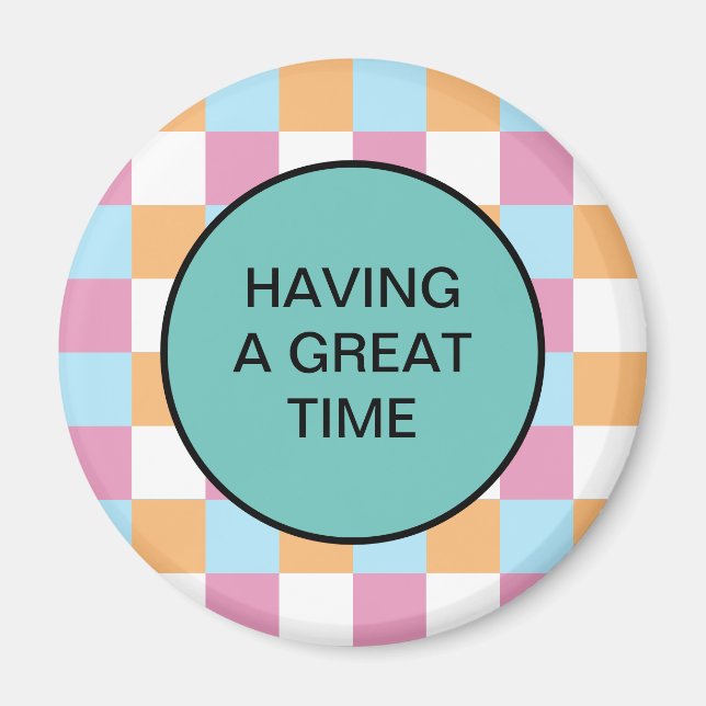 Imán Texto gracioso personalizado (Frente)