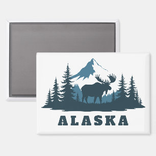 Imán Texto personalizado ALASKA