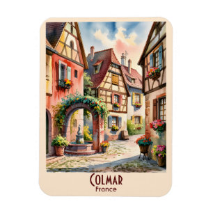 Imán Texto personalizado Colmar Alsacia Francia Viajes 