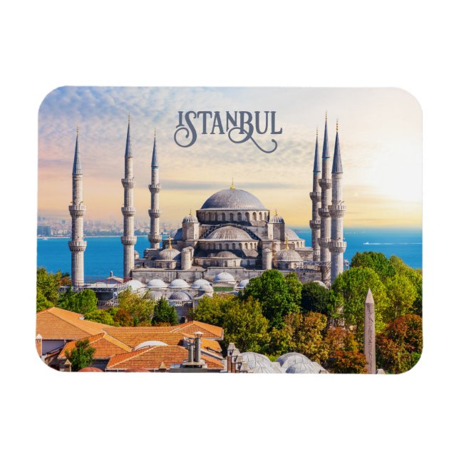 Imán Texto personalizado Estambul (Horizontal)