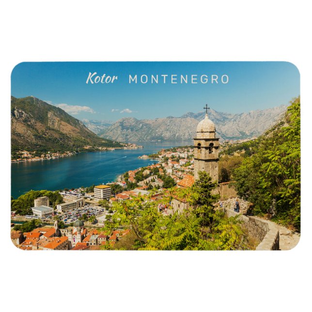 Imán Texto personalizado Montenegro (Horizontal)
