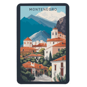 Imán Texto personalizado Montenegro