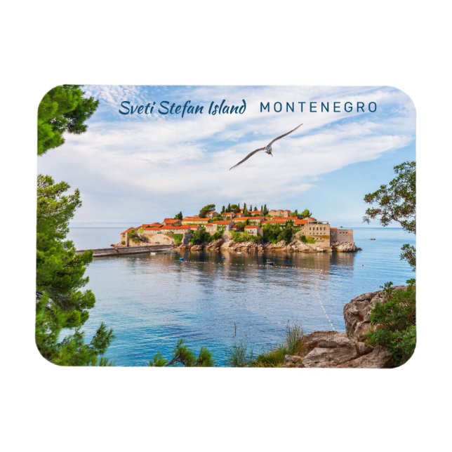 Imán Texto personalizado Montenegro (Horizontal)
