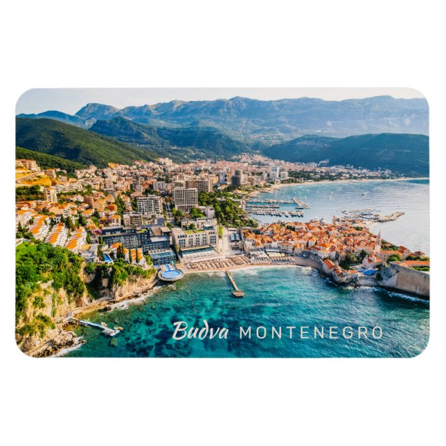 Imán Texto personalizado Montenegro (Horizontal)