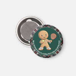 Imán 🎾 texto 🎄 Personalizado, Padel Powered Navidades