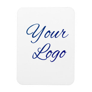 Imán texto simple mínimo agregue su logotipo/diseño aqu