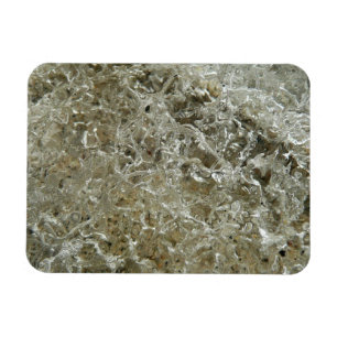 Imán Textura abstracta de hielo glacial