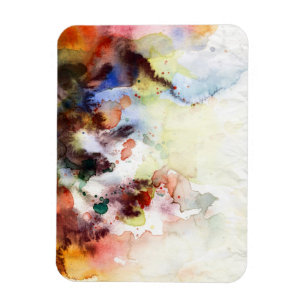 Imán Textura abstracta del grunge de la acuarela con la