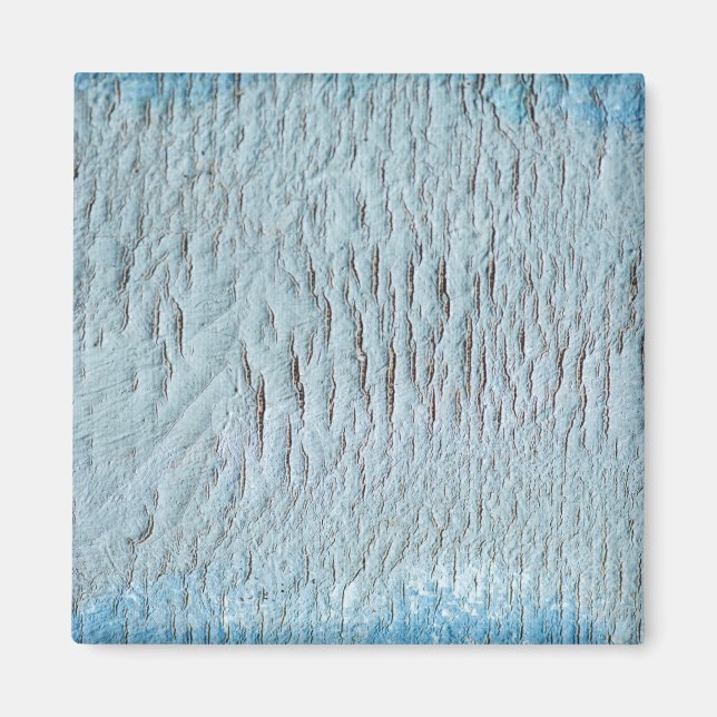 Imán Textura azul del lienzo de arte (Frente)