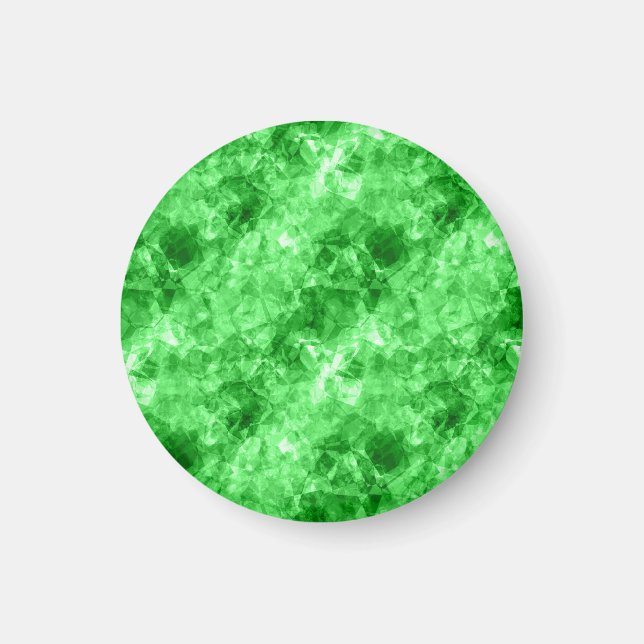 Imán Textura cruzada verde (Frente)