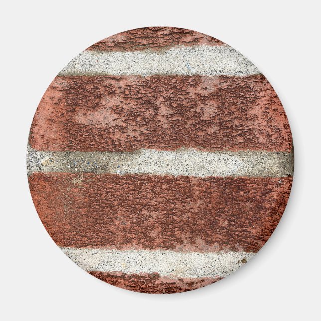 Imán Textura de cemento de hormigón de pared de ladrill (Frente)