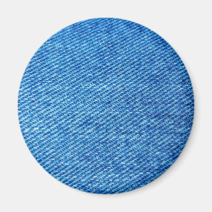 Imán Textura de Denim Azul