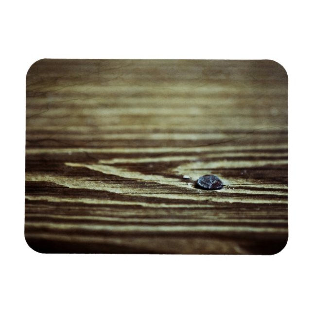 Imán Textura de grano de madera de Shirley Taylor (Horizontal)