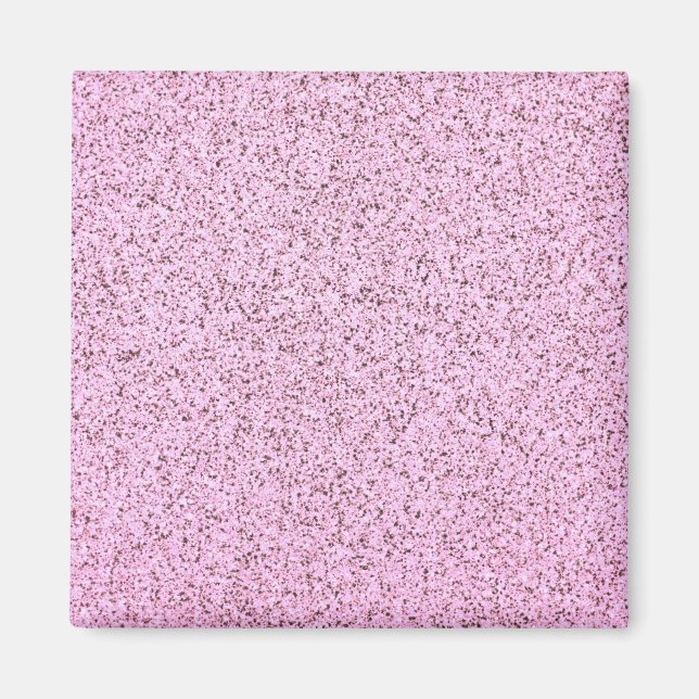 Imán Textura de hormigón rosa pastel (Frente)