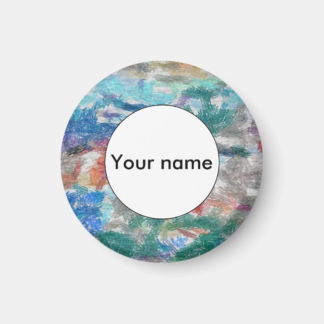 Imán Textura de los cirayones (Frente)