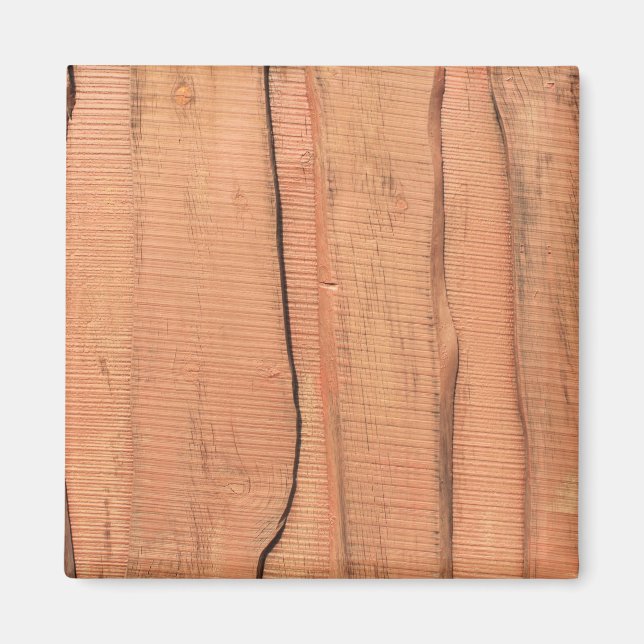 Imán Textura de madera (Frente)