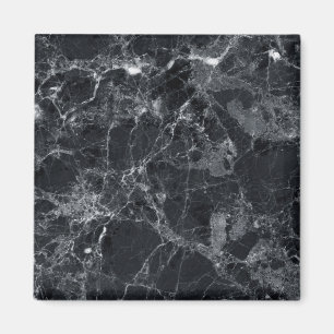 Imán Textura de mármol negro