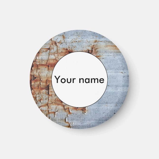 Imán Textura de pintura de pelado (Frente)