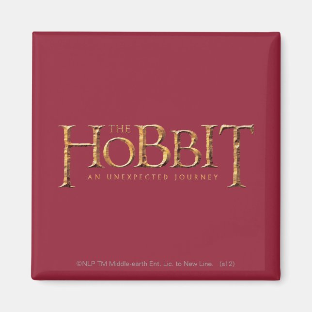 Imán Textura del logotipo de Hobbit (Frente)