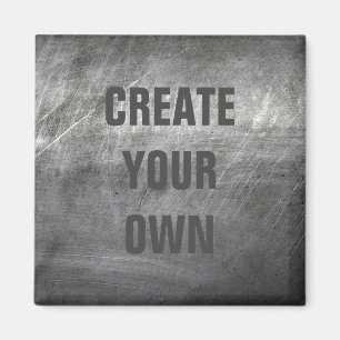 Imán Textura Metalizado con pincel rasgado