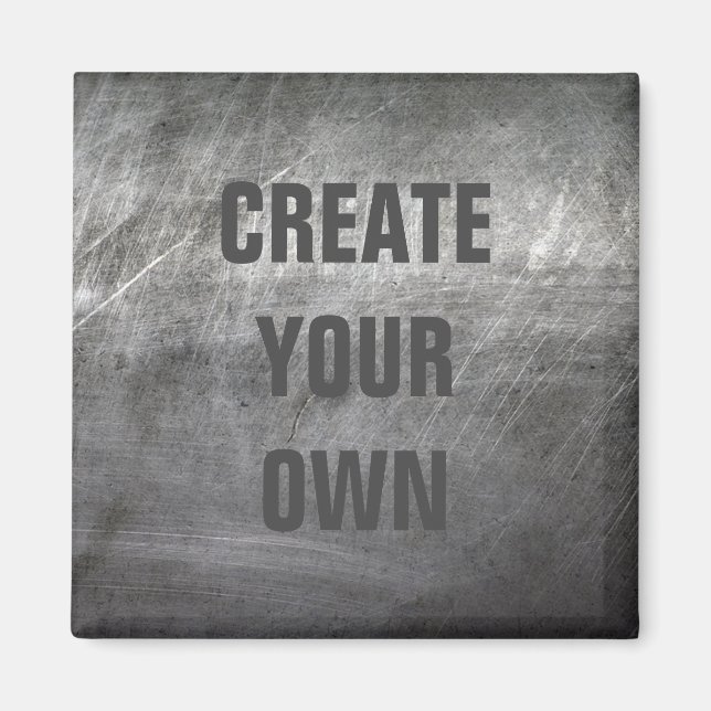 Imán Textura Metalizado con pincel rasgado (Frente)