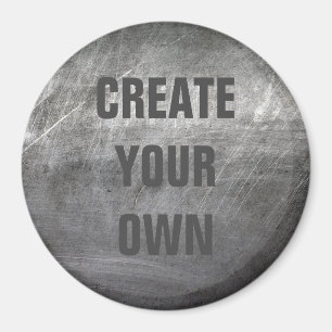 Imán Textura Metalizado con pincel rasgado