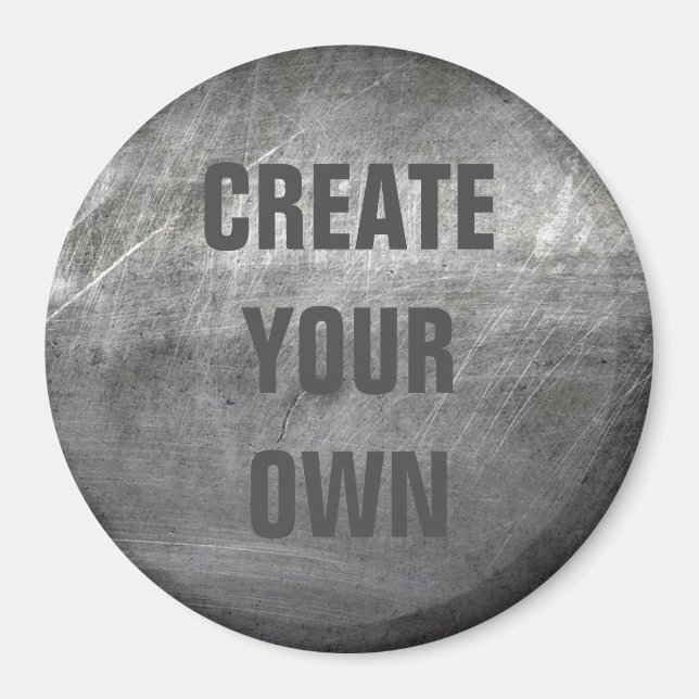 Imán Textura Metalizado con pincel rasgado (Frente)