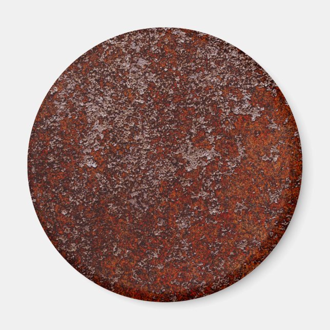 Imán Textura Metalizado rusteada de cobre Naranja quema (Frente)