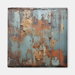 Imán Textura Metalizado Rusty vieja Metalizado
