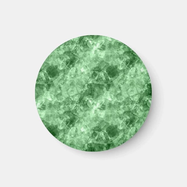 Imán Textura verde oscuro en ruinas (Frente)