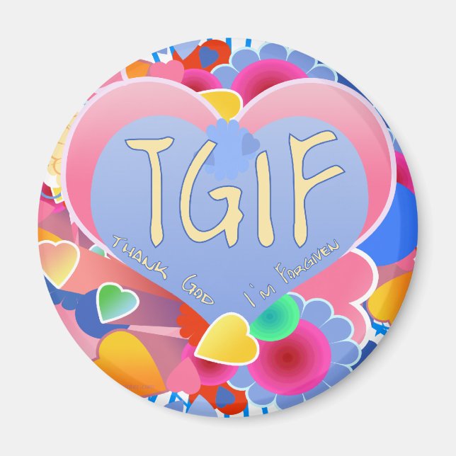 IMÁN TGIF (Frente)
