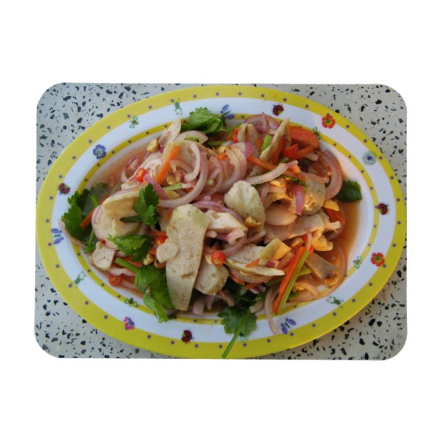 Imán Thai Spicy Sausage Salad ... Asian Street Food (Horizontal)