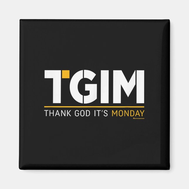 Imán Thank God, It's Monday_ A Funny Twist On Workplace (Frente)