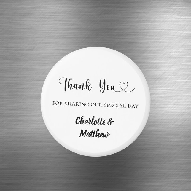 Imán Thank you sharing our day bride groom wedding (Subido por el creador)