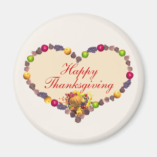 Imán Thankings Heart y Cornucopia