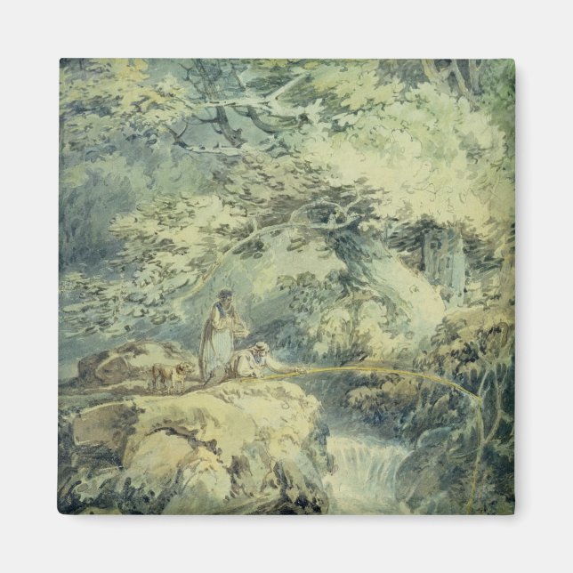 Imán The Angler, 1794 (con sobre grafito en papel) (Frente)