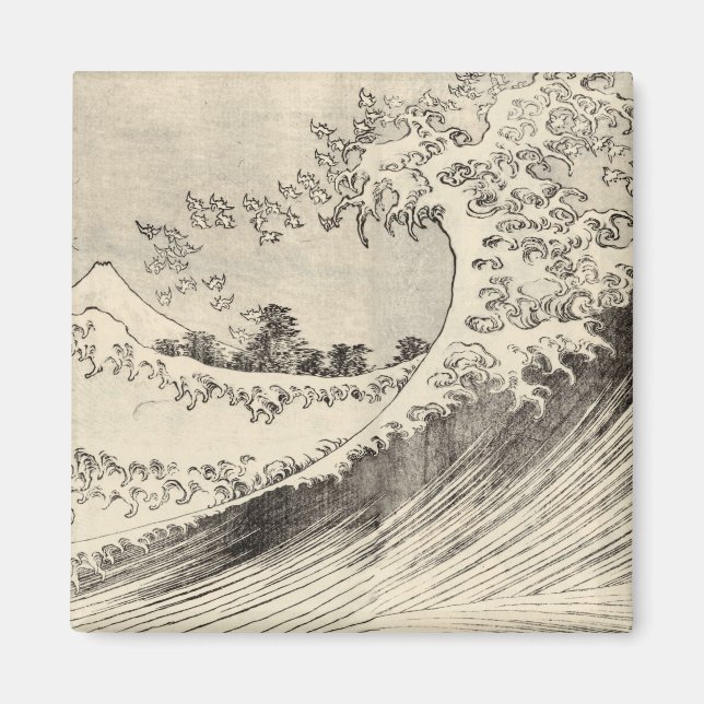 Imán The Big Wave (de Katsushika Hokusai) (Frente)