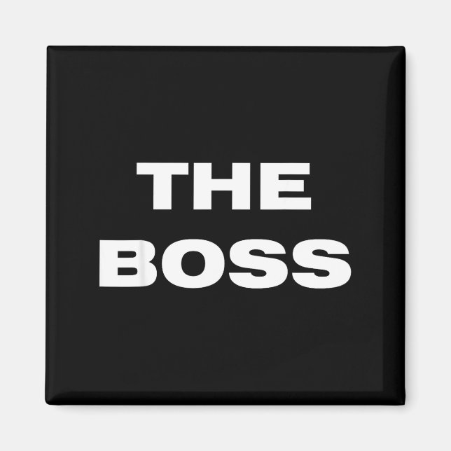 Imán The Boss - The Real Boss Couple  (Frente)