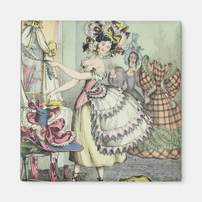 Imán The Bustle, publicado por Thomas McLean, Londres ( (Frente)