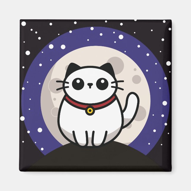 Imán The Cat and The Moon 2025 (Frente)