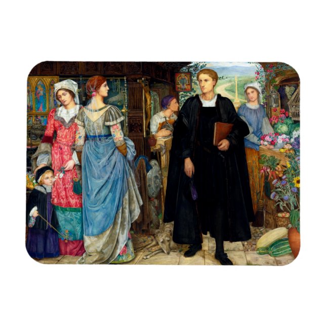 Imán The Chance Meeting c. 1907 Por Kate Elizabeth Bunc (Horizontal)