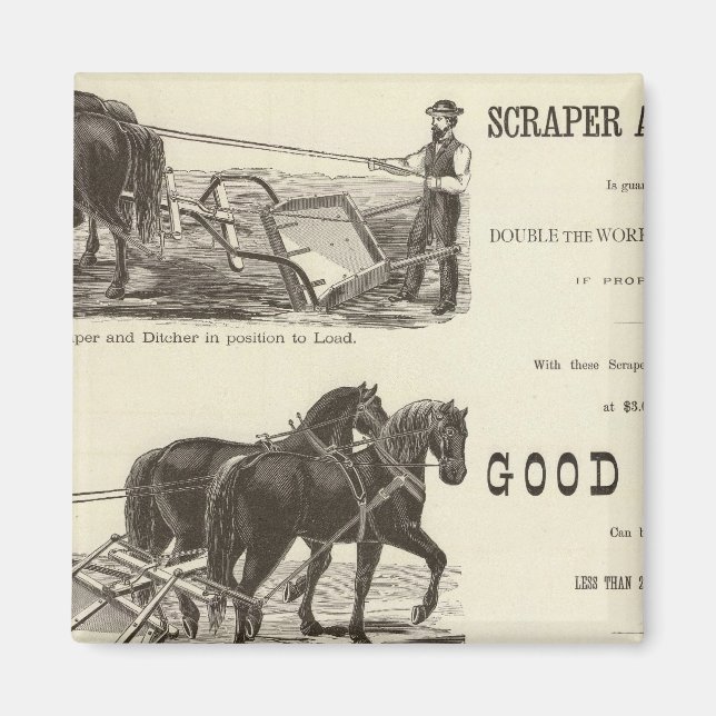 Imán The Chicago Scraper and Ditcher (Frente)