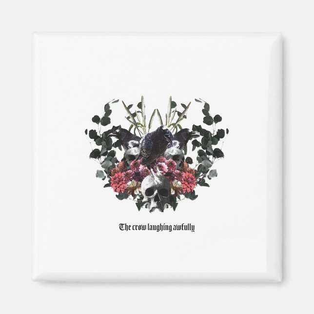 Imán The Crow Laughing Awfully (Frente)