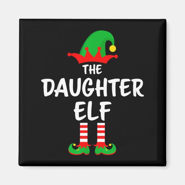 Imán The Daughter Elf Matching Family Christmas  (Frente)