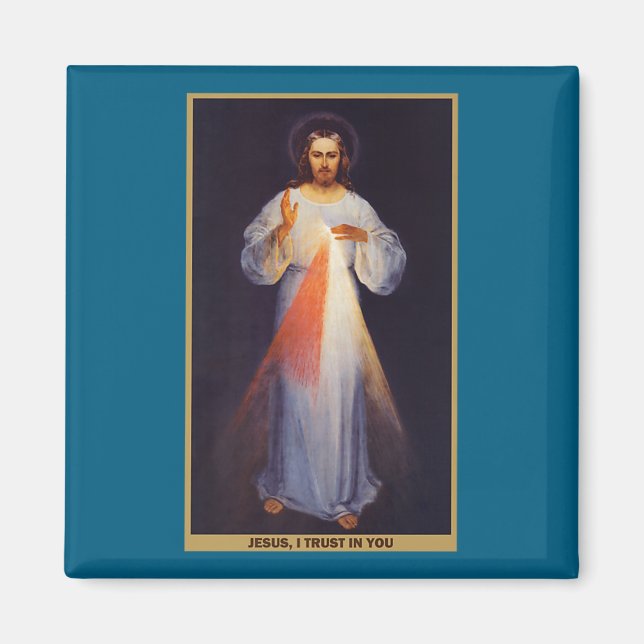 Imán The Divine Mercy Shirt Premium  (Frente)